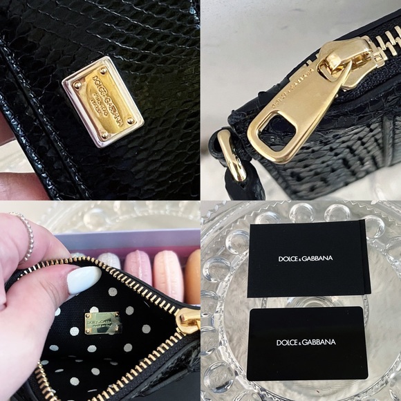 Authentic Dolce & Gabbana Limited Edition Black Python Card Wallet - Picture 11 of 11